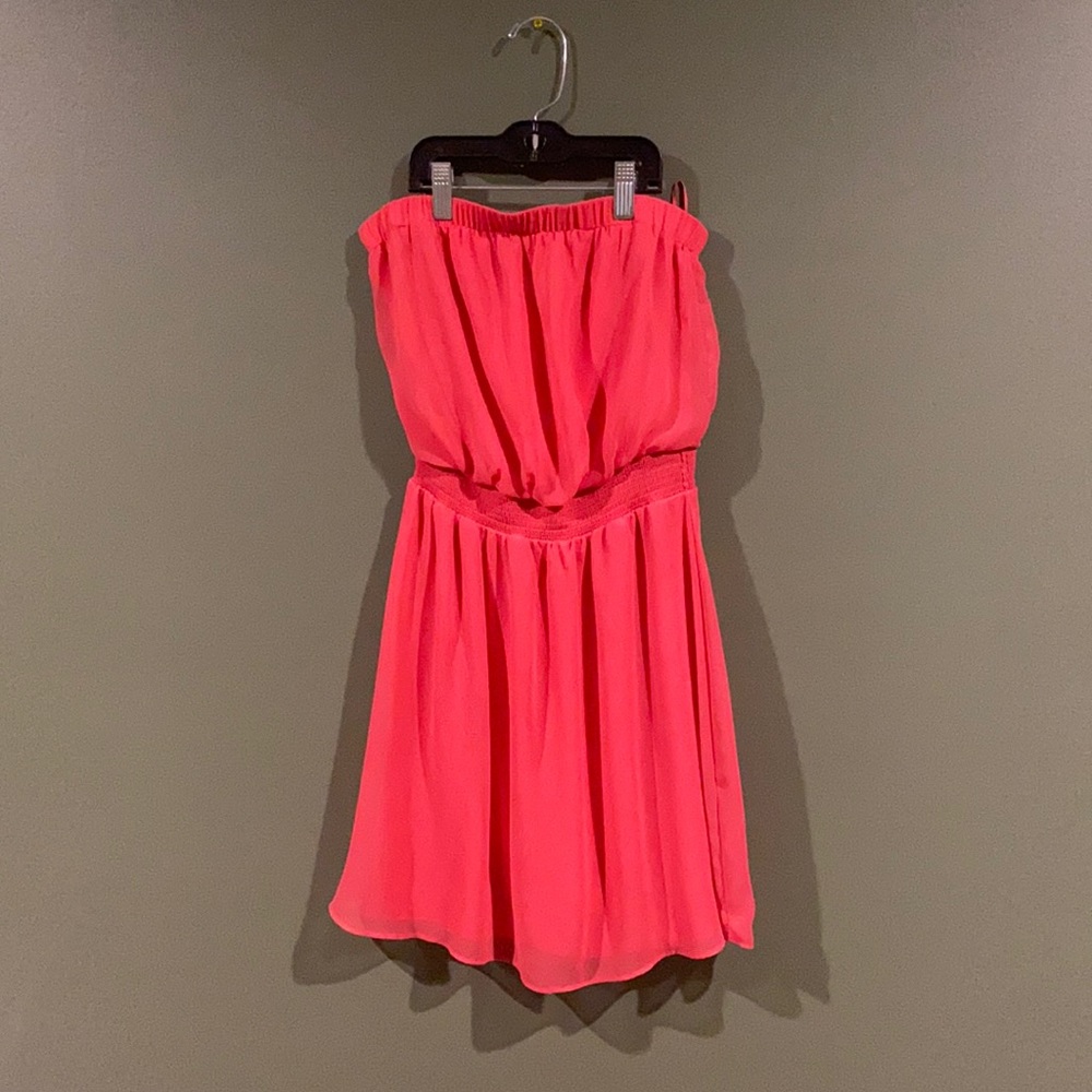 Express strapless dress